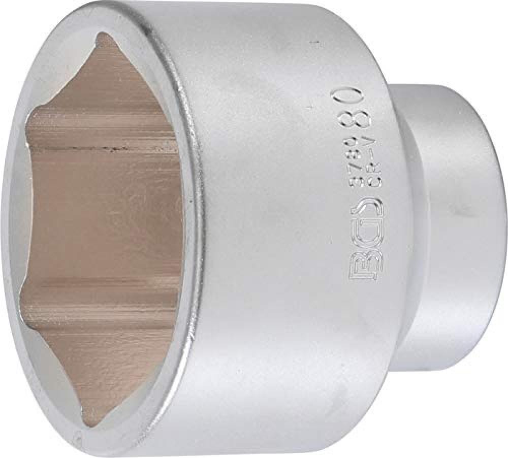 Bussola 1" BGS 80mm Esagonale Professionale Cr-Mo per Uso Industriale