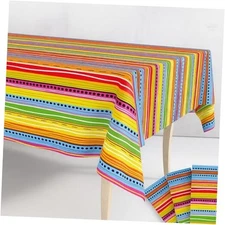 KatchOn, XtraLarge Fiesta Table Cloths - 108x54 Inch | Mexican Table Green Red
