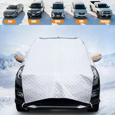Car Windshield Cover Long Protector Winter Snow Ice Rain Frost Guard Sun Shade