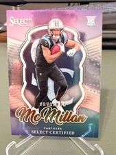 2025 Panini Select Select Certified TETAIROA MCMILLAN (RC) #5 PANTHERS