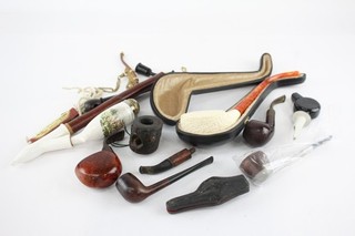 Collection of Smoking Pipes Vintage Tobacciana Inc Fallon Estate Pipes Etc