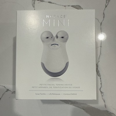 NuFACE Mini Microcurrent Facial Toning Device with Aqua Gel 50ml Beauty Tool
