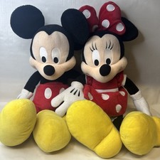 Disney World 18 Mickey And Minnie Plush Dolls Soft Disney Land