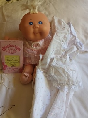Vintage Cabbage Patch Kinder 12'' Coleco Xavier Roberts mit extra Nachtwäsche