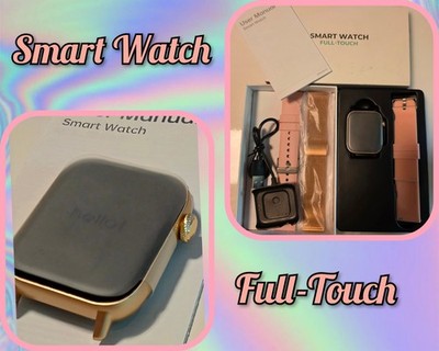 Smartwatch mit grossem 4 cm Bildschirm    3 Armbänder   