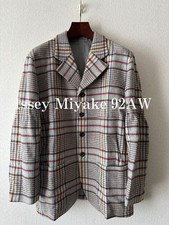 Issey Miyake 92AW Men's Check Jacket Size M Condition A FD AHA