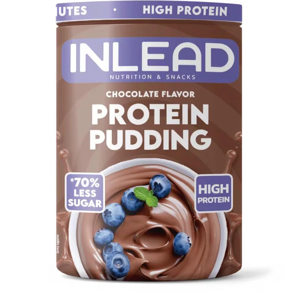 Inlead Protein Pudding, 500 g Dose, Chocolate