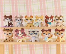 11PCS Pet Shop LPS Collie Dog Collectable Kids Gift Rare lps Collection Animal