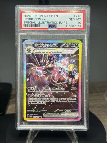 Graded PSA 10 English Surging Sparks Hydreigon ex Special Illustration 240/191