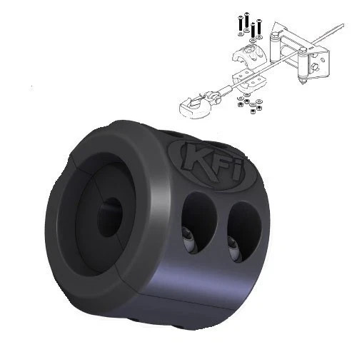 KFI 3500lbs ATV Assault Winch & Mount 102050 Kit 2025 2026 Polaris RZR PRO S - Afbeelding 9 van 9