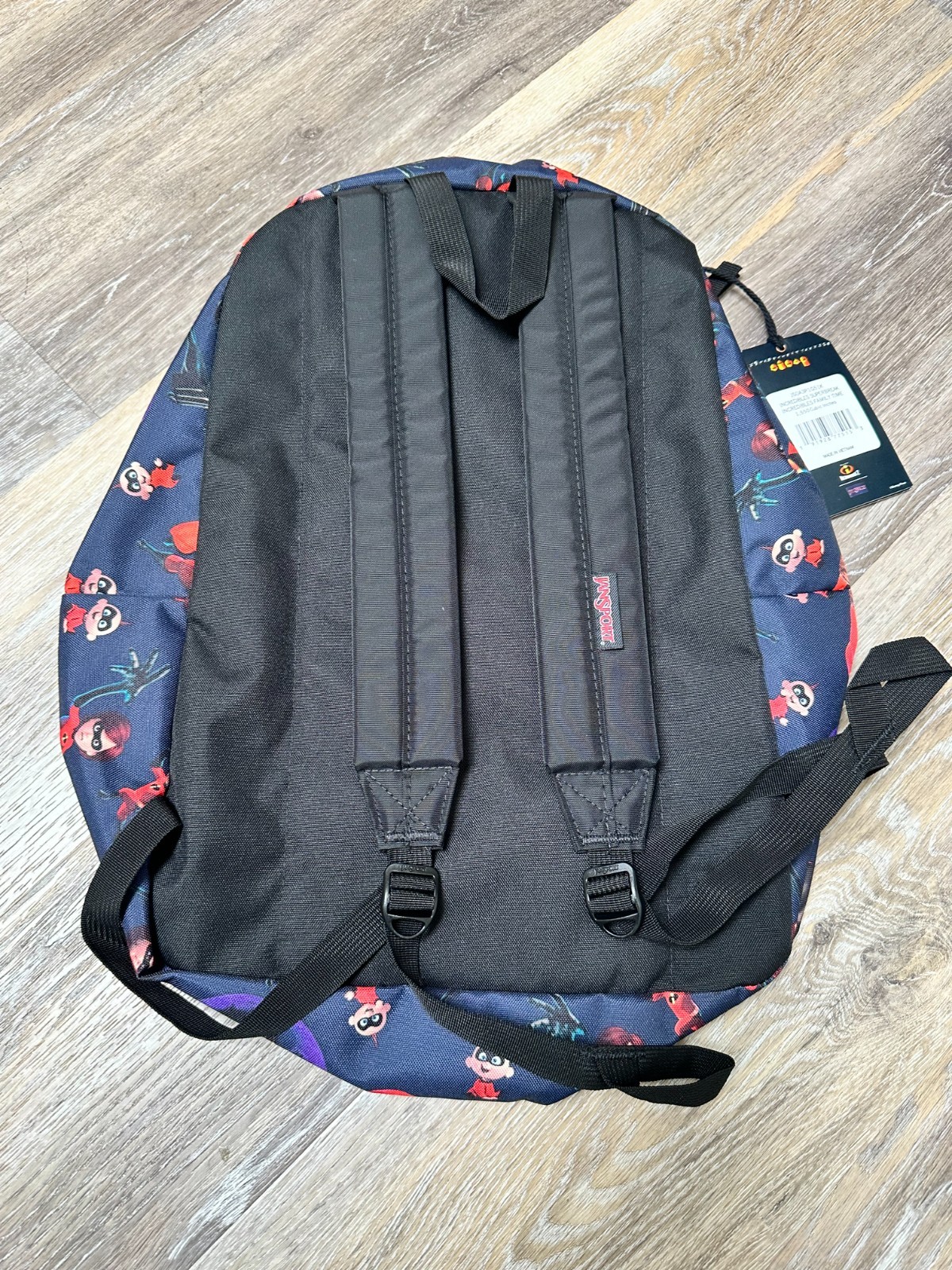 Jansport Disney Pixar Incredibles 2 Superbreak Navy Family Time School Backpack image 2