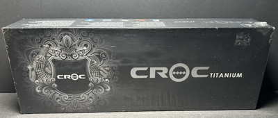 CROC Titanium 1.5-Inch Flat Iron Professional Hair Straightener - NEW Sealed 