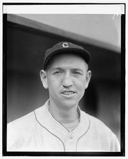 Photo:Cleveland Walters 1924 Baseball Portrait Cincinnati Reds Cap