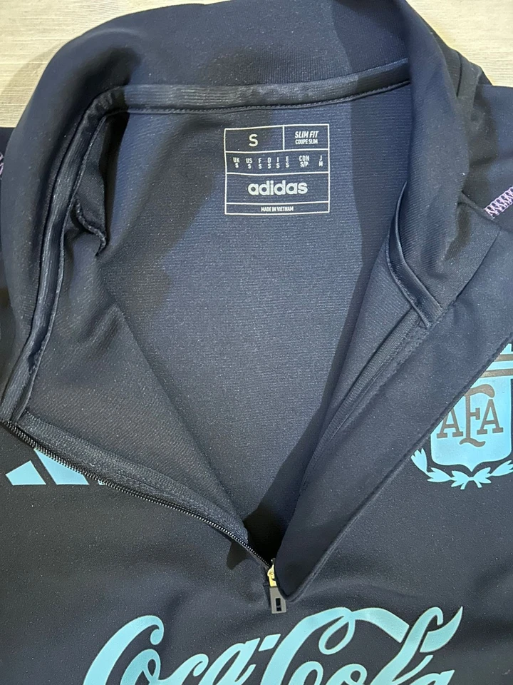 Chaqueta de Fútbol Argentina Training Top 2023 Hombre Auténtica Adidas Oficial AFA Foto 3 de 4