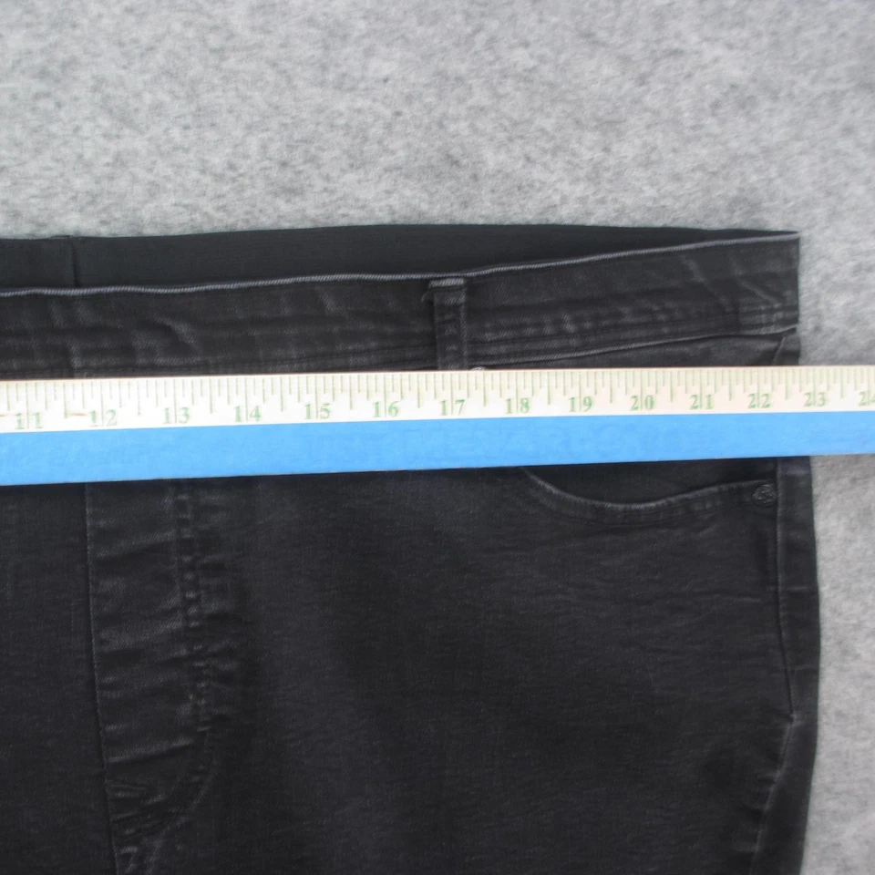 DG2 Jeans Womens 2XL Black Stretch Skinny Jeggings Denim High Rise Pants Jegging - Image 3 of 4