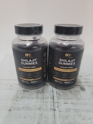 2x Shilajit Gummies 1000Mg Sugar Free Pure Himalayan Shilajit 90ct Exp8/26