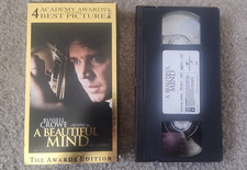 A Beautiful Mind VHS Universal 2002 PG-13 Dra...