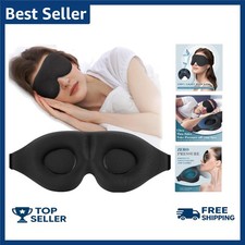 MZOO Luxury Sleep Eye Mask for Side Sleeper Men Women, Zero Eye Pressure 3D Slee