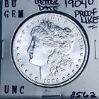 1904 O BU GEM MORGAN SILVER DOLLAR UNC MS+++ U.S. MINT RARE COIN 8562