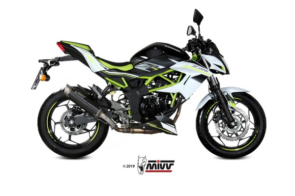 Mivv Gppro Auspuff Schwarz Passend FüR Kawasaki Z 125 2019-2024-image
