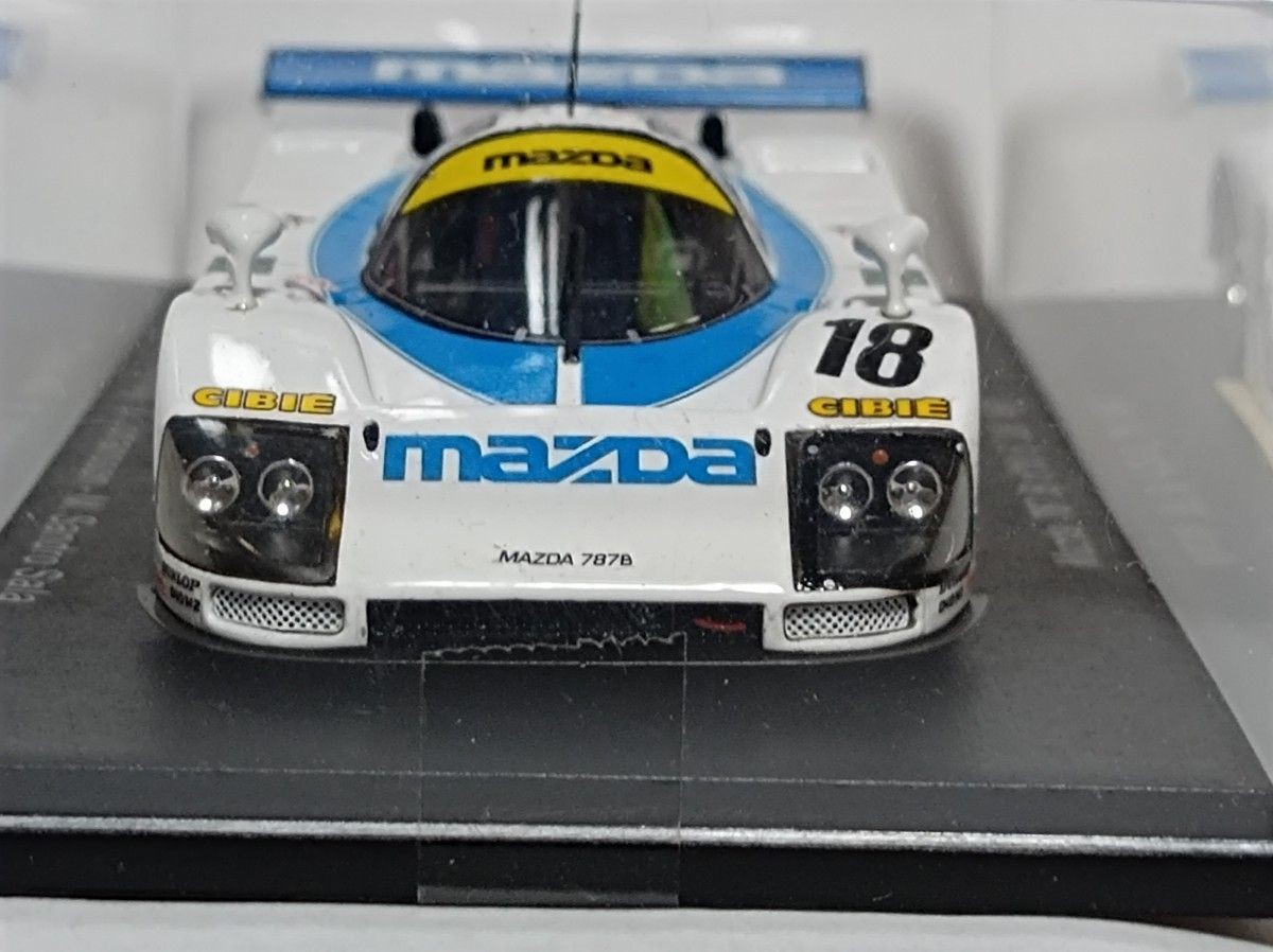 Spark 1/43 Mazda 787B No.18 1991 Le Mans Diecast Model Car Racing