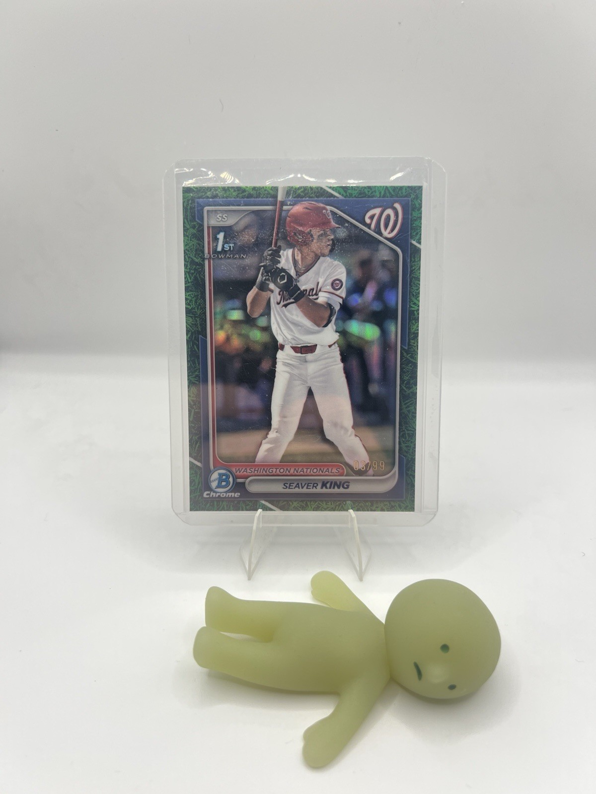 2024 Bowman Draft - Chrome Seaver King #BDC-62 Green Grass Refractor /99 (RC)