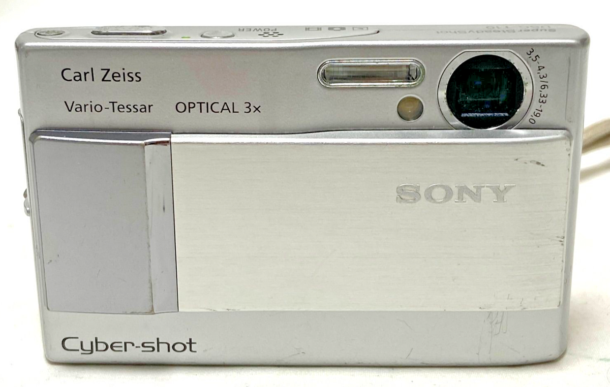 Sony Cyber-shot DSCーT10 デジタルカメラ SONY Cyber Shot DSC-T10 Silver 7.2MP 3x Zoom Compact Digital
