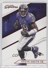 2016 Panini Prime Signatures Prime Proof Red 38/149 Steve Smith Sr #19 0nr3