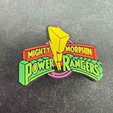 Crocs Jibbitz mighty morphin power rangers logo charm