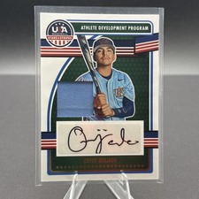 2023 Panini Stars & Stripes Ervey Quijada Auto Jersey Patch USA Rookie