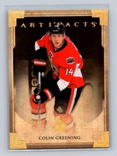 2013-14 Upper Deck Artifacts #15 Colin Greening SN Ottawa Senators