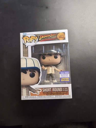 SDCC 2023 Funko Pop Short Round #1412 Indiana Jones Official Convention Sticker 