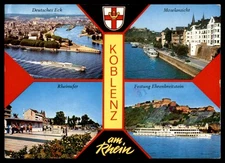 Postcard Koblenz am Rhein Multi-View of City and River, Germany