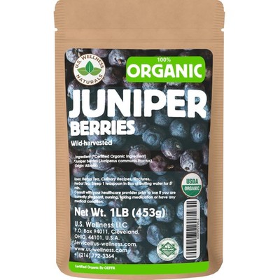 Juniper Berries - 16Oz (Real Wild Harvest) | 100% USDA Certified Organic | Bu...