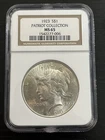 1923 Peace Dollar NGC MS65 Patriot Collection Pedigree Coin