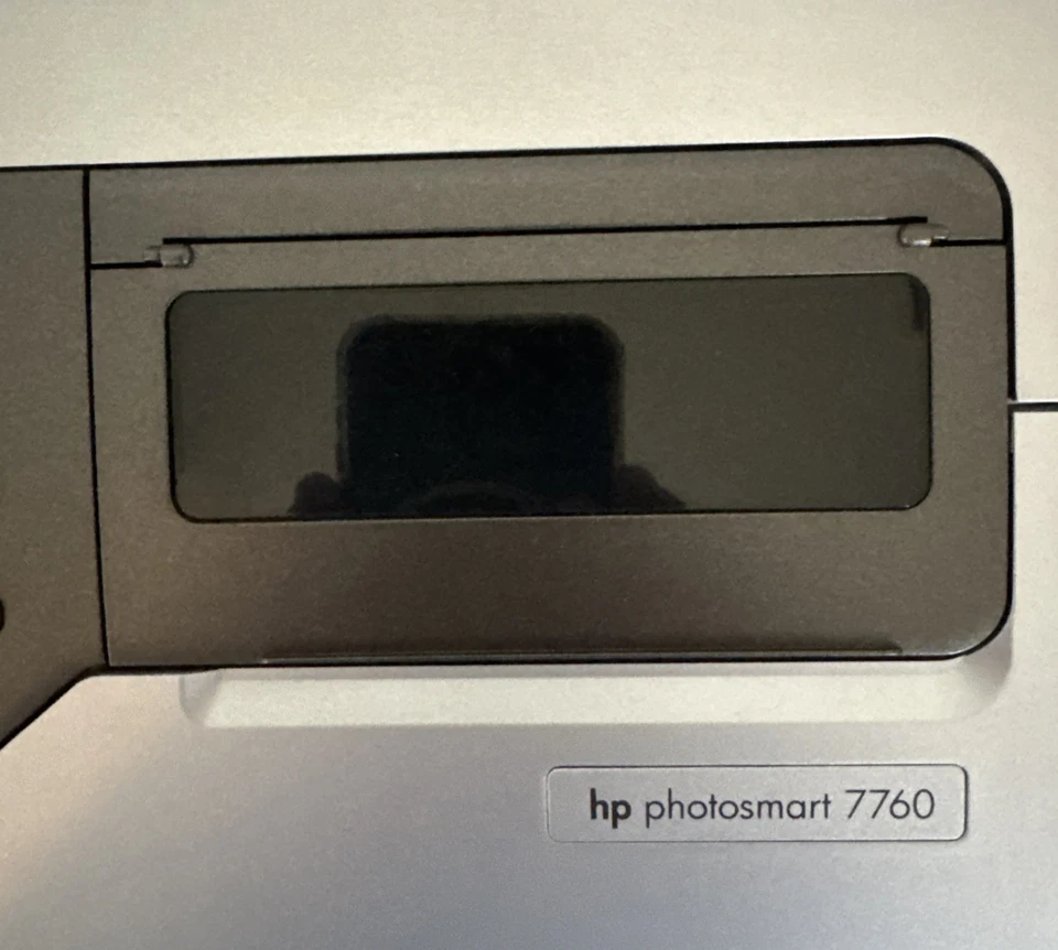 HP Photosmart Printer 7760 Digital Photo Inkjet with Manuals Tested Works 2004 - Image 4 of 4