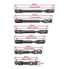 Drive Shaft For Axial SCX10 90046 For Traxxas TRX-4 1/10 RC Climbing Car