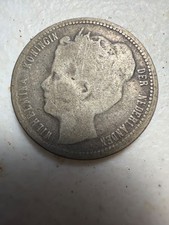Moneda de 1/4 florín Países Bajos-Curazao 1900