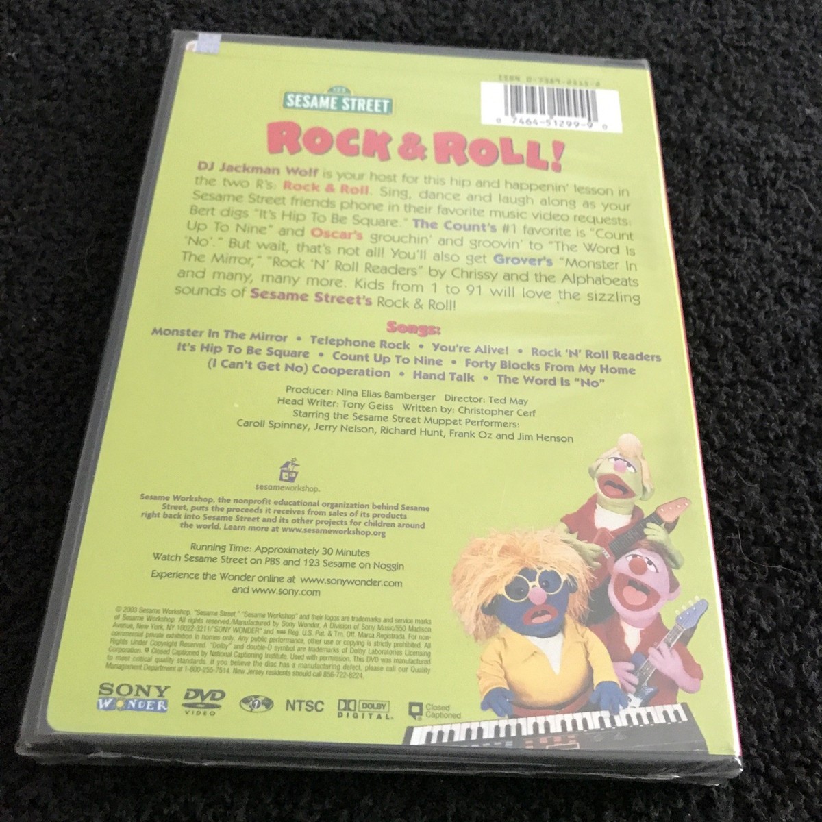 Sesame Street - Rock Roll (DVD, 2003) for sale online | eBay