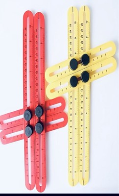 25cm Multifunktionale Klapp Winkel Messlineal Schablone Werkzeug