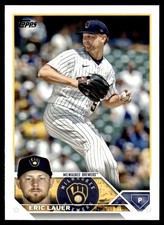 Eric Lauer 2023 Topps #109 Milwaukee Brewers 31229 Baseball Card