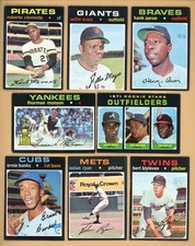 1971 TOPPS BASEBALL COMPLETE SET VG-EX/EX CLEMENTE MAYS AARON 555366 (KYCARDS)
