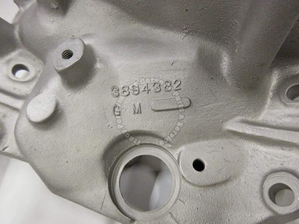 1967 Corvette Tri-Power 3X2 Intake GM 3894382 427/400HP Dated 3/20