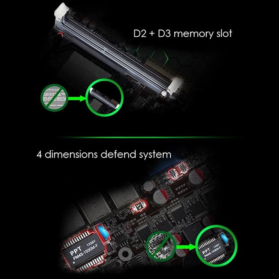 Motherboard MAXSUN Micro-ATX A78DVR AMD AM2 AM2+ AM3 DDR2 DDR3 PCI VGA RS232 - Image 2 of 4