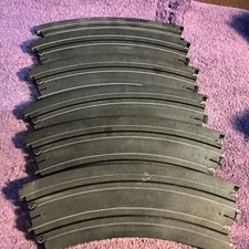 Lot Of 6 AFX AURORA TOMY HO SLOT CAR TRACK 12"R CURVE 1/8 CIRCLE 304MM bin 
