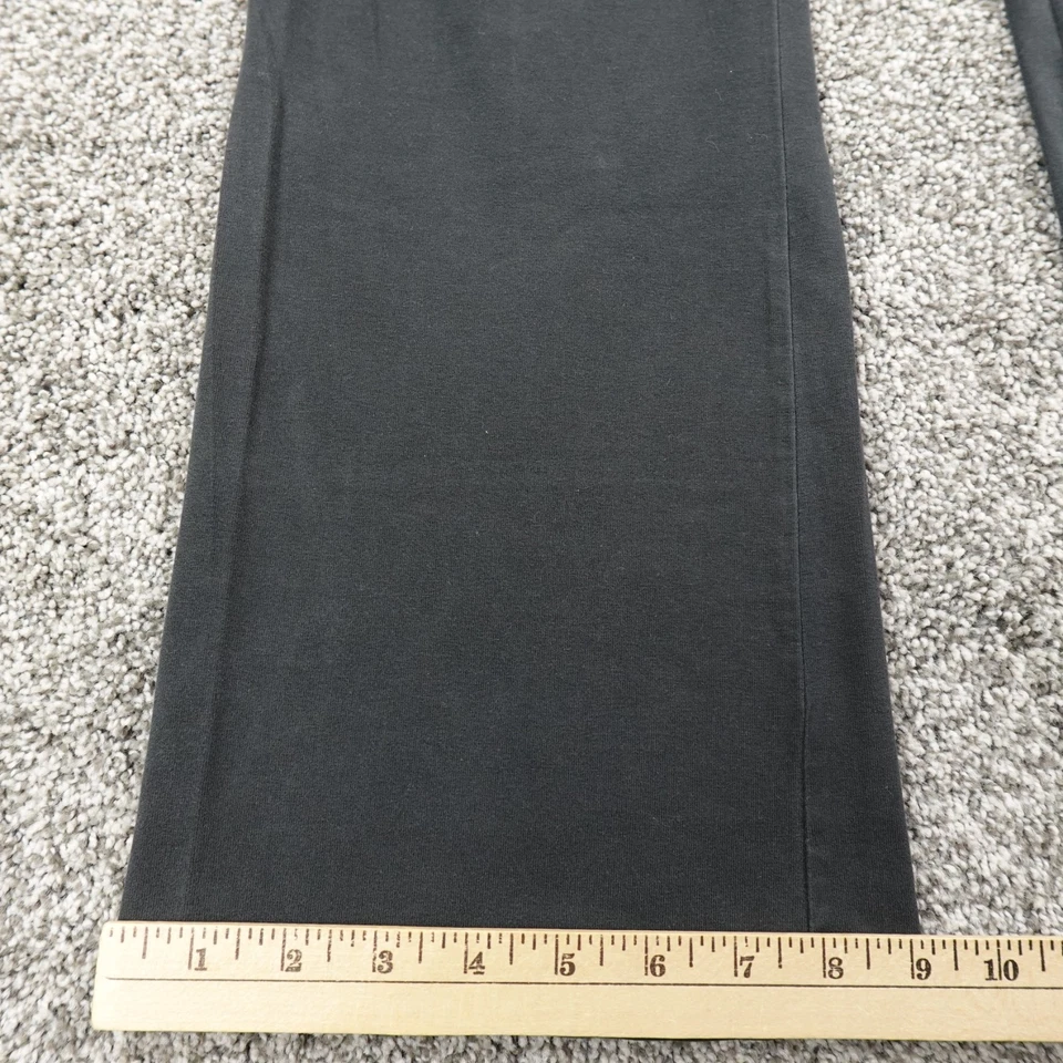 Pantalones Rosa Mujer M Negro Yoga Leggings Logo Plegable Acampanado Victoria Secret Y2K Foto 3 de 4