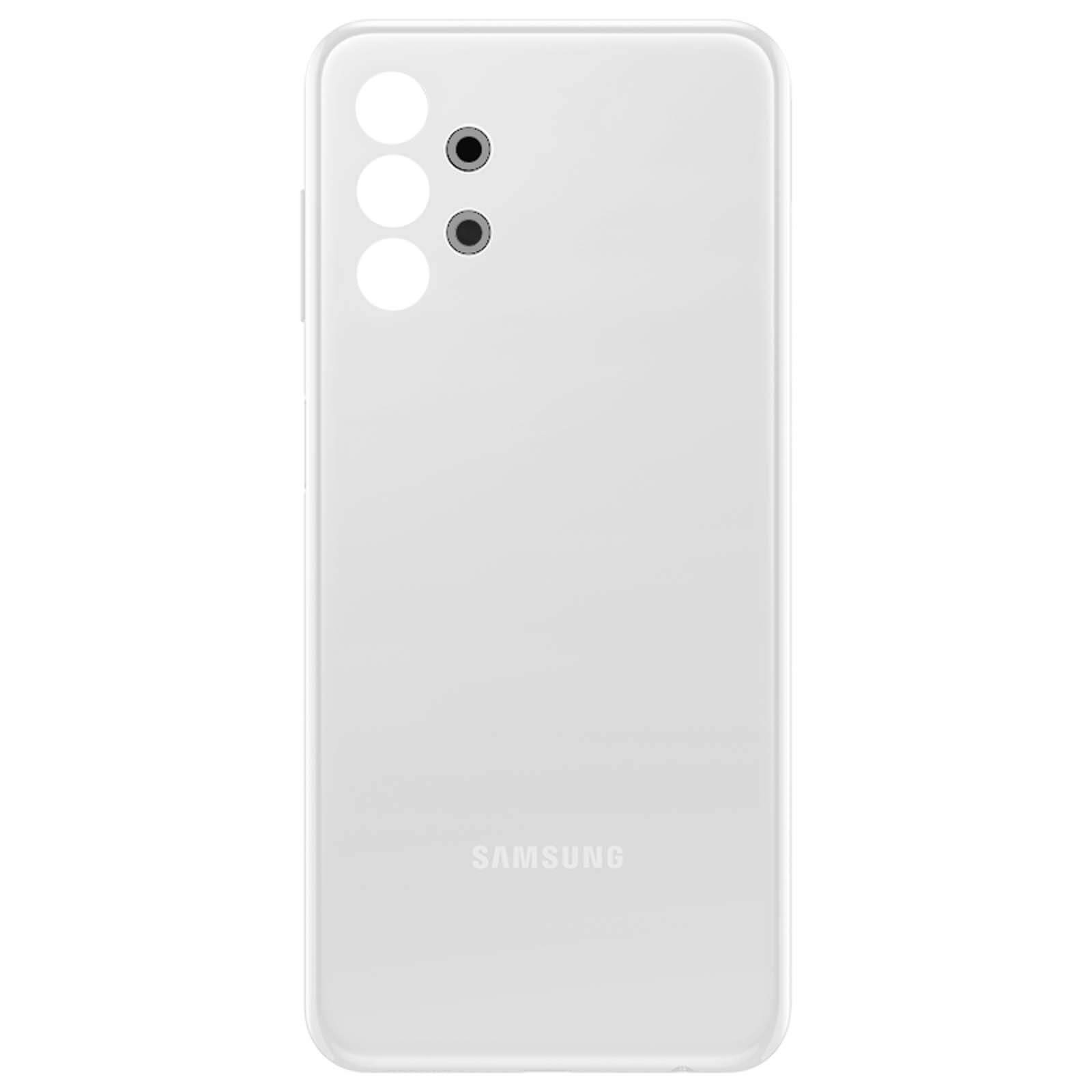 Dos officiel Samsung Galaxy A13 4G blanc pour protection étanche Service Pack