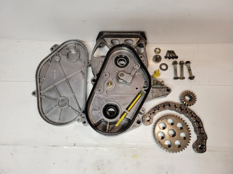 2000 Polaris RMK 600 Chaincase Set Complete 19T 40T 5630690 - Image 2 of 4