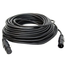 50 Foot Dmx 3 Pin Lighting Cable Pro DJ Light Fixture - Control Board Data Cable