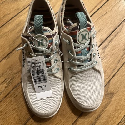 Hurley Women's ROSCANA Bungee Slip-on Shoes Belge Size 8